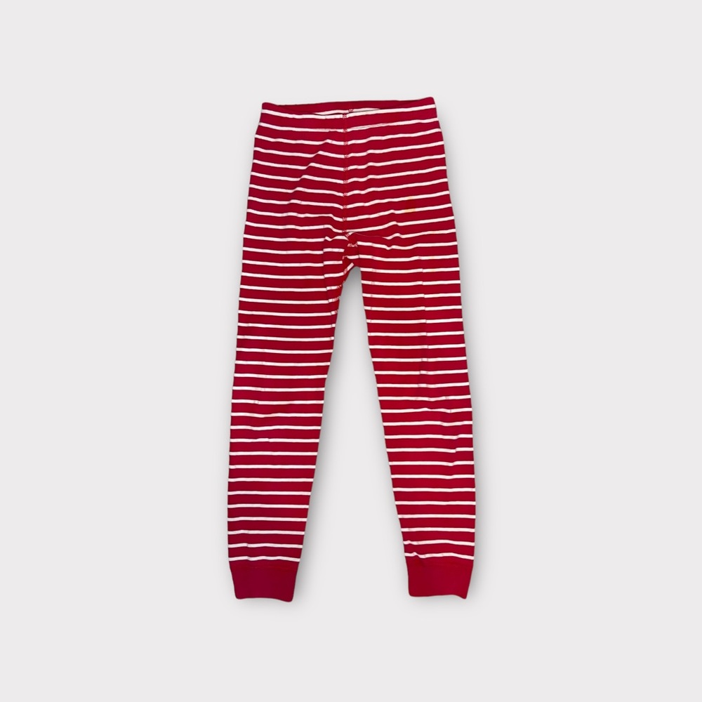 Hanna Andersson Organic Red & White Stripe Pajama Pants